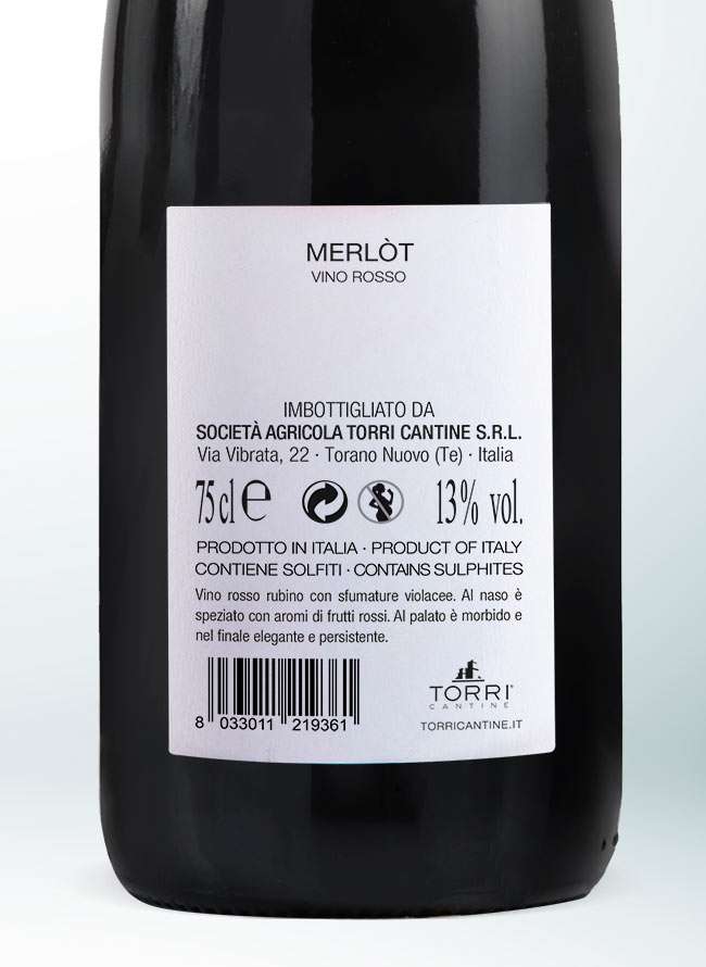 Torri 1967 Merlot 0,75L - immagine 3