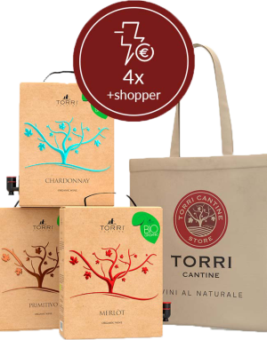 Promo 4x Bag in Box Special 3L con shopper in OMAGGIO