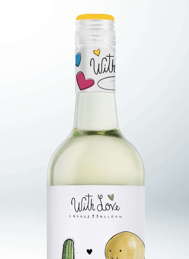 With Love - Cactus & Balloon - Chardonnay 0,75L - immagine 4