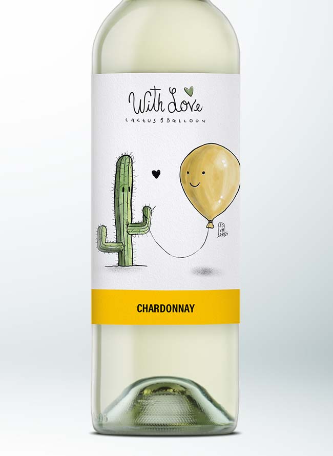 With Love - Cactus & Balloon - Chardonnay 0,75L - immagine 2