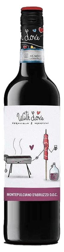 With Love - Fornacella & Arrosticini - Montepulciano d'Abruzzo DOC 2021 0,75L