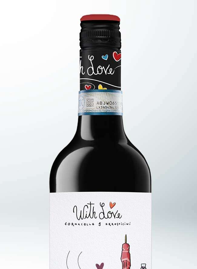 With Love - Fornacella & Arrosticini - Montepulciano d'Abruzzo DOC 2021 0,75L - immagine 4
