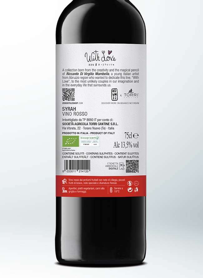 With Love - BBQ & Bistecca - Syrah 0,75L - immagine 3