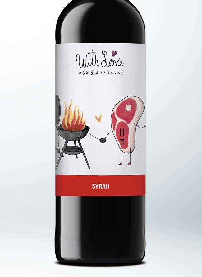 With Love - BBQ & Bistecca - Syrah 0,75L - immagine 2