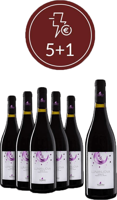 5+1 Omaggio - Vino Novello "Lunanuova" 0,75L