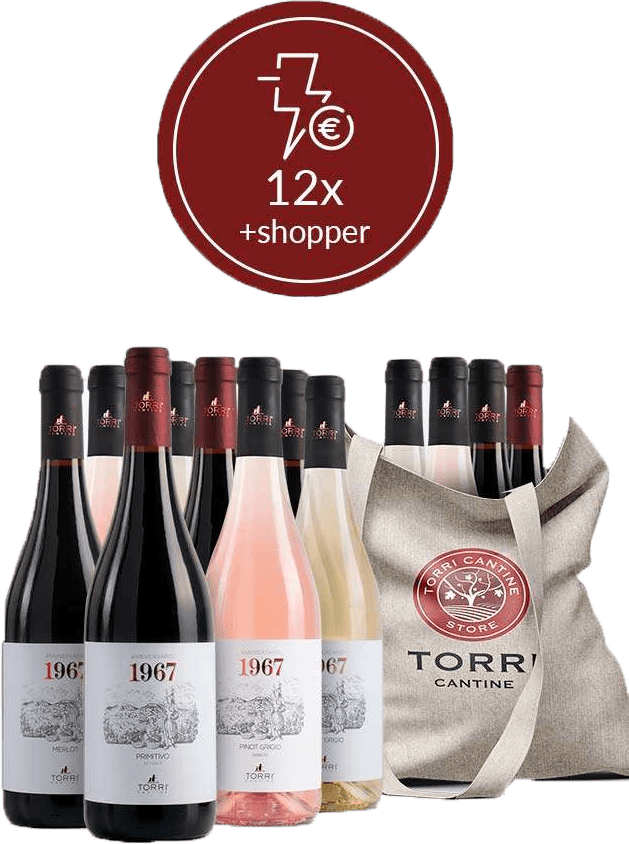 Promo selezione 12x bottiglie di 1967 da 0,75L + Shopper in OMAGGIO