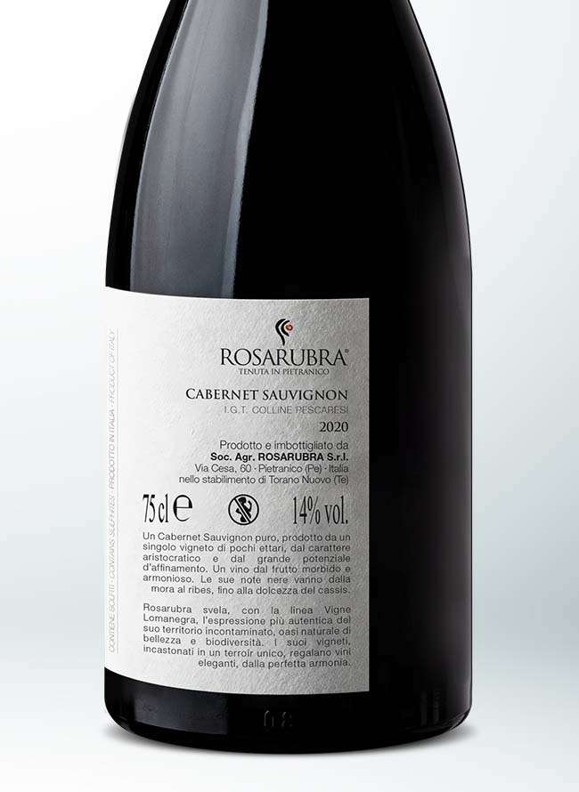 Vigne Lomanegra Cabernet Sauvignon I.G.T. Colline Pescaresi 0,75L - immagine 3